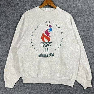 Vintage 1996 Atlanta Olympic Games Sweatshirt Herren Gr. XL Hanes Torch 90s - Bild 1 von 18