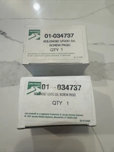 Detroit Diesel Jake Solenoid 01-034737 NEW OEM Set Of 2 - Picture 1 of 3
