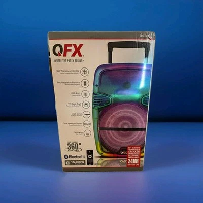 QFX TMS-1560 Wireless Bluetooth Portable Speaker with Party Lights - Multicolor™ - Image 1 of 3