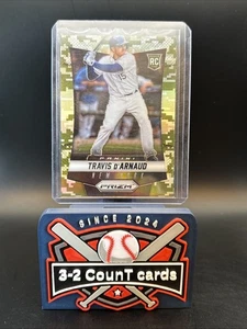 2014 Panini Prizm - Travis d'Arnaud #182 Camo Prizm (RC) - Picture 1 of 2