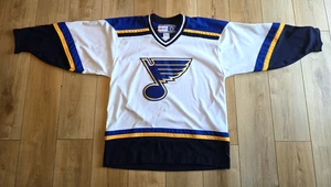 Vintage Official CCM St. Louis Blues Hockey Jersey Size L - Picture 1 of 6
