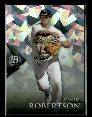 Daniel Robertson 2014 Bowman Platinum Cracked Ice Refractor 5/5 - Image 1 of 2