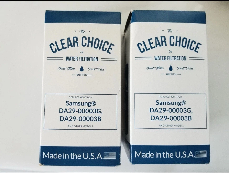 Clear Choice 4 filtros de agua CLCH103 compatible con Samsung DA29-0003G DA29-00003B Foto 1 de 4
