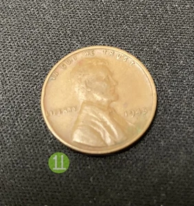 1945 US Lincoln Cent Error – Double Struck Reverse – Very Good (VG) - Picture 1 of 2