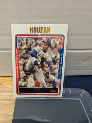 2025 Topps Archives Sandy Koufax #211 Dodgers - Paquete fresco Foto 1 de 2