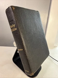 A.J. Holman 1942 BIBEL Leder vereinfachte Aussprache KJV Vers Referenz Juwel - Bild 1 von 17