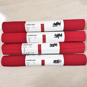 4pc IKEA Table Runner Deep Red 14”x51” Christmas - Picture 1 of 7