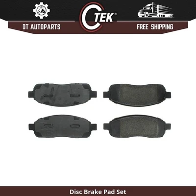 Para 2003-2009 Ford Lobo | Pastilhas de freio a disco dianteiras centrais | Semi-metálicas - Imagem 1 de 3