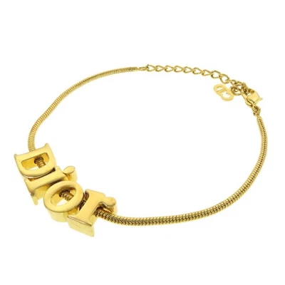 Pulsera Metal Logo CHRISTIAN DIOR Damas [Usada] Foto 1 de 4