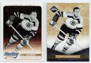 11-12 Upper Deck S1 Hockey Heroes 1950s MILT SCHMIDT Limited Spotlight Gold /25