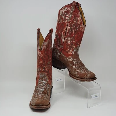 Nocona Coffee Vegas Womens Western Boots 5021 Made In Mexico Size 5B Pre-owned  - Image 1 of 4