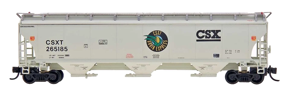 InterMountain HO 472102 CSX Grain Express Trinity 5161 Cu. Ft. Covered Hopper - Image 1 of 1
