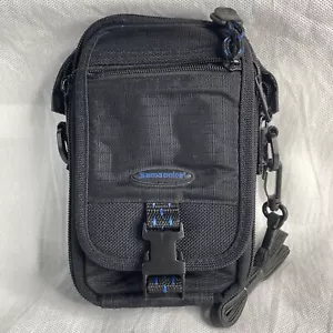 Samsonite Journey Camera Case Pouch Carrying Storage Sack Black Many Pockets - Picture 1 of 11