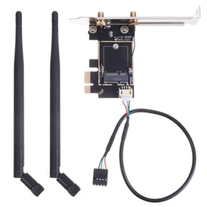 Drahtloser Adapter WLAN-USB Für PC Desktop-Laptop Drahtloser PCI-Express-Adapter - Bild 1 von 12