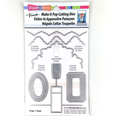 Fran's Make it Pop Cutting Die Set by Stampendous DCP1004 NEW! - Image 1 of 4