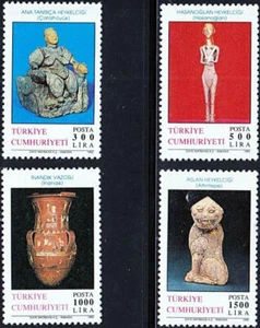 TURKEY - 1992 MNH "Historical Art Treasures" Complete Set Of 4 Stamps ! - Picture 1 of 1