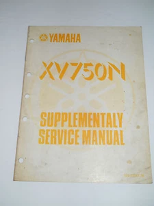 Yamaha XV750 N 1985  Supplementary Service Manual Virago - Imagen 1 de 6