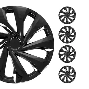 15 Inch Wheel Rim Covers Hubcaps for Hyundai Elantra Black - Picture 1 of 9
