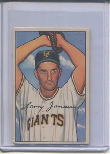 1952 Bowman Larry Jansen #90 - Picture 1 of 2