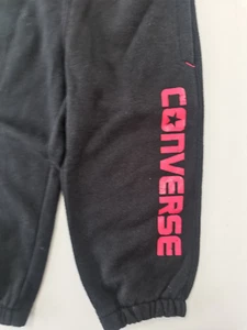 Converse All Star Black Jogger Shorts 8-10 Years - Picture 1 of 5