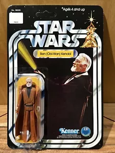 Figurina Vintage Star Wars Recarded Obi-Wan Kenobi su Personalizzata 12 Indietro Una NUOVA SPERANZA - Foto 1 di 10
