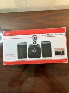 Gpx Home Music System AM/FM Radio, MP3 Dock, Line Input Model HM109B - Picture 1 of 2