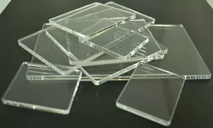 Lightweight Acrylic Perspex Block Pad For Clear & Unmounted Stamps Various Sizes - Picture 1 of 1