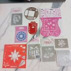 Bundle Of 10 New Embossing Folder Stencils Various Themes Craft Cardmaking