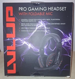 LVLUP Pro Gaming Headset w/Foldable Mic PS4/Pro, Xbox One, Mac & PC - Box Damage - Picture 1 of 3