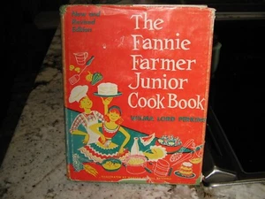 FANNIE FARMER JUNIOR COOK BOOK Wilma Perkins New Revised 1957 With Jacket Cover - Picture 1 of 12