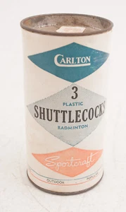 Carlton Badminton Shuttlecocks Tin Can England Sportcraft Outdoor Birdies (C2L) - Picture 1 of 8