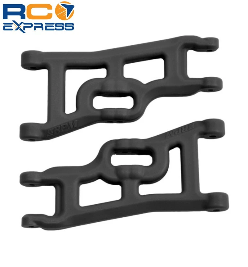 RPM R/C Products Offset-Compensating Front A-Arms Slash 2WD Black RPM70552 - Image 1 of 1