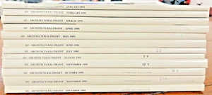 ARCHITECTURAL DIGEST 1995 Complete Set NICE - Foto 1 di 2