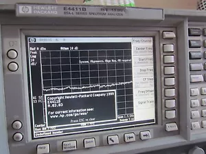 HP Agilent E4411B ESA-L Spectrum Analyzer 9kHz-1.5GHz 50 ohm Option 1AX - Picture 1 of 9