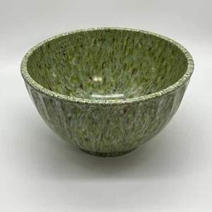 Vintage Boonton NJ Green Confetti Melamine Bowl 511C-4Q MCM USA 9.5” - Picture 1 of 12