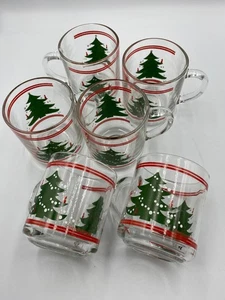 Waechtersbach Weihnachtsbaum Klarglas Becher. 6er Set. - Bild 1 von 3