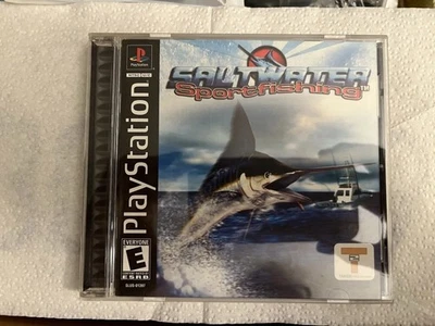 Saltwater Sportfishing (PlayStation 1 2001)PS1 Complete w Manual CIB Black Label - Image 1 of 4