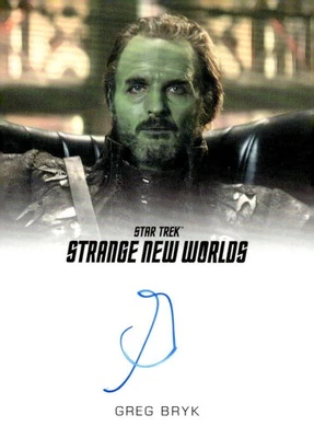 Star Trek Strange New Worlds Season 2 Autograph Greg Bryk as Harr Karas	 - Image 1 of 3