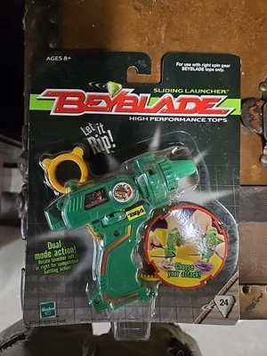 Vintage 2002 Beyblade Sliding Launcher Gun NEW Sealed Hasbro 24 Unused - Image 1 of 3