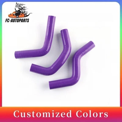 Manguera de radiador de refrigerante de silicona púrpura para Suzuki SWIFT 1,3 L G13 GTI 1989-2000 Foto 1 de 4
