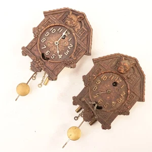 Keebler Bull Dog Novelty Cuckoo Clocks inches 7 inches Tall - Parts - XC406 - Picture 1 of 4