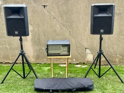 PA System 2-Electro-Voice Sx300 扬声器 + Behringer PMX 2000 功率放大器/混音器 — 第 1/4 张图片