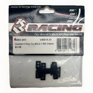3 Racing Graphite H plate for Mini-Z II RM Chassis RMII-001 - Picture 1 of 1