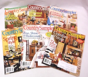 Country Sampler 2012 Magazines 6 Issues Full Year - Foto 1 di 2