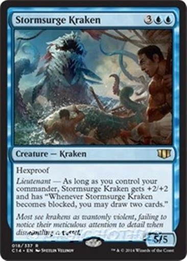 MTG - STORMSURGE KRAKEN - Commander 2014 (R) - Image 1 of 1