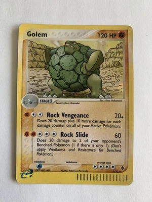 Golem Pokémon Card 5/97 HOLO 2003 Rare Great Condition - Image 1 of 2