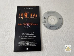 All For Love Bryan Adams Rod Stewart Sting Japan 3" 8cm CD The Three Musketeers - Picture 1 of 18