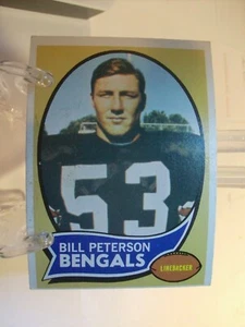1970 Topps Football #16 - Bill Peterson RC - Cincinnati Bengals 70-111 - Picture 1 of 2