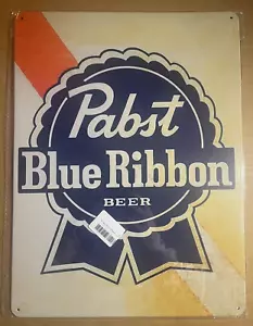 Pabst Blue Ribbon Beer Metal Tin Sign 12x16 - Picture 1 of 4