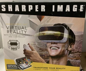 ⚡️Sharper Image Platinum Virtual Reality Headset With Controller & Earbuds - Picture 1 of 2